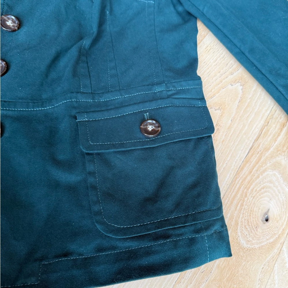 Talbots Forest Green Military Style Jacket  Plus Size - NWT - Size 18 - Picture 10 of 15